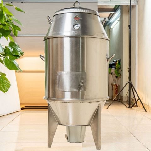Lò quay vịt inox bằng than 60