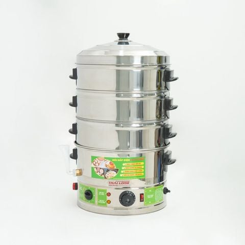 Nồi hấp bánh bao bằng điện 3 tầng 40cm