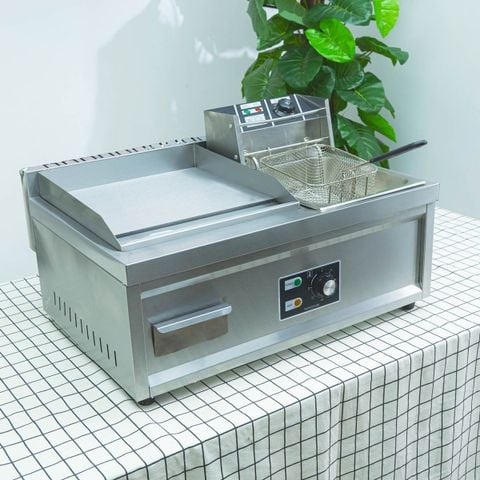 Bếp chiên phẳng - nhúng dùng điện EG- 810B | 35*30 (cm)- 6L