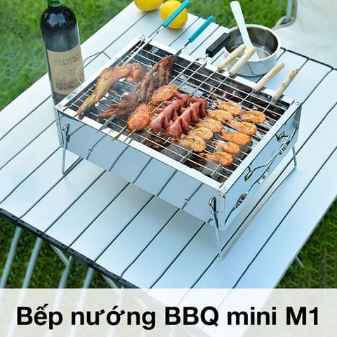 Bếp nướng than hoa mini BBQ- M1