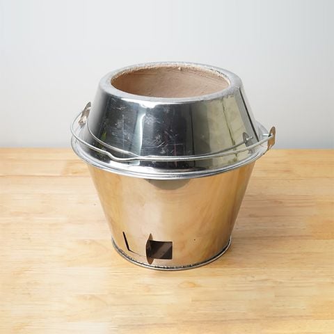 Bếp than lu quay vịt (loại thường)