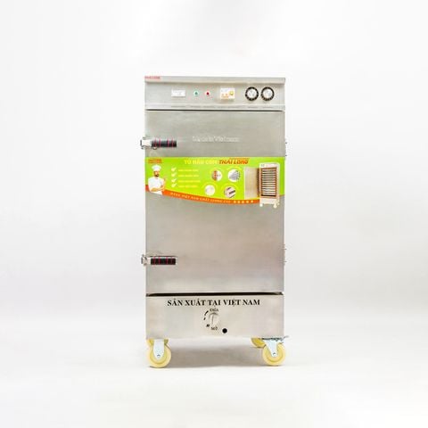 Tủ nấu cơm công nghiệp 8 khay bằng gas và điện