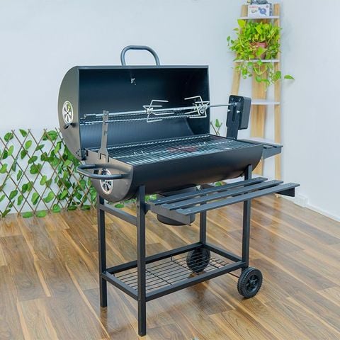 Bếp nướng than hoa ngoài trời cao cấp Xoay tự động BBQ- K2X