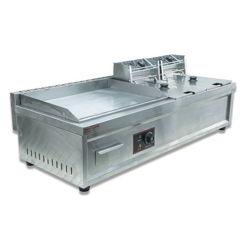 Bếp chiên phẳng - nhúng dùng điện EG- 810- 2 | 55*35 (cm)- 2*6L