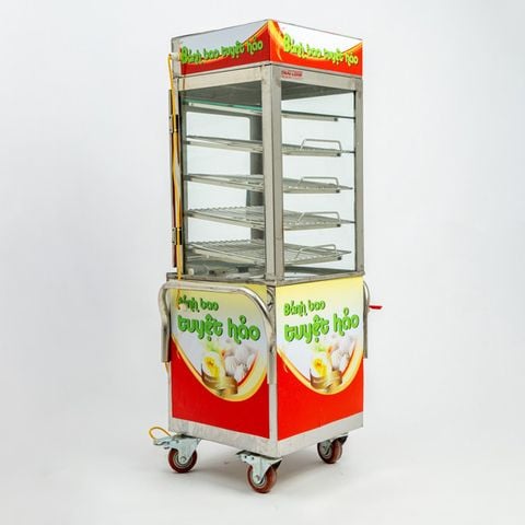 Tủ hấp bánh bao mini di động 4 tầng  (VN- 400D)