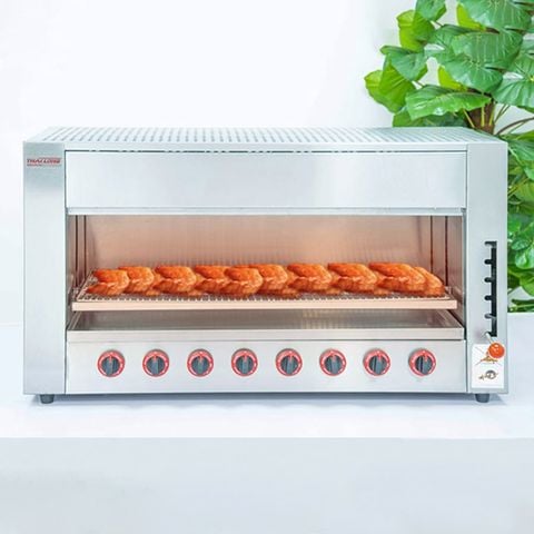Lò nướng Salamander 8 họng đốt gas Việt Nam