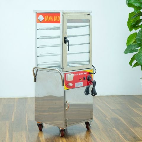 Tủ hấp bánh bao trưng bày di động VN- 600DP (Hấp 80 bánh)