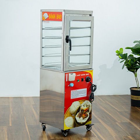 Tủ hấp bánh bao mini di động 5 tầng - 500DP