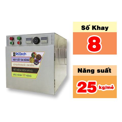 Máy sấy thực phẩm 8 khay