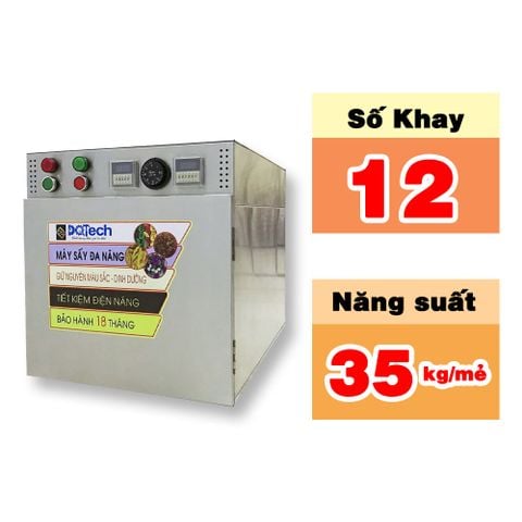 Máy sấy thực phẩm 12 khay