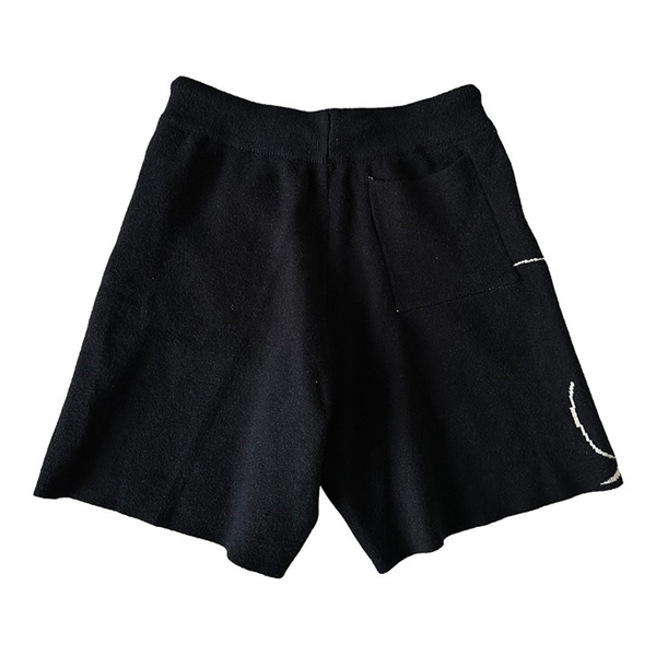  Quần Shorts Rhude Intarsia Knit Logo (Đen) [Mirror Quality] 