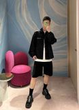  Áo Khoác Louis Vuitton Doves Coaches (Black) [Mirror Quality] 