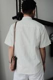  ÁO SƠ MI AMI PARIS STRIPE SHORT SLEEVE (WHITE) 