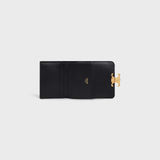  Ví Celine COMPACT WALLET WITH COIN TRIOMPHE IN SHINY CALFSKIN (Black) [MIRROR QUALITY] 