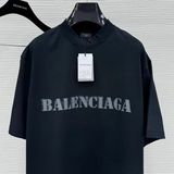  Áo Thun Balenciaga Stencil Type Medium Fit (Black) [Mirror Quality] 