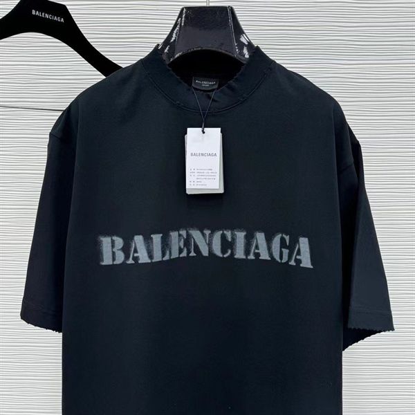  Áo Thun Balenciaga Stencil Type Medium Fit (Black) [Mirror Quality] 