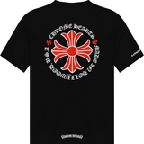  Áo Thun Chrome Hearts CH Black & Red Plus Cross (Black) [Mirror Quality] 