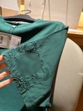  ÁO THUN LOEWE ANAGRAM SLEEVE CUT OUT (DARK GREEN) 
