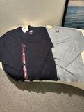  ÁO CARDIGAN THOM BROWNE TB LOGO NECK (NAVY) 