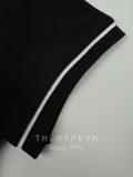  Áo Polo Celine Classic In Cotton Piqué (Black) [Mirror Quality] 