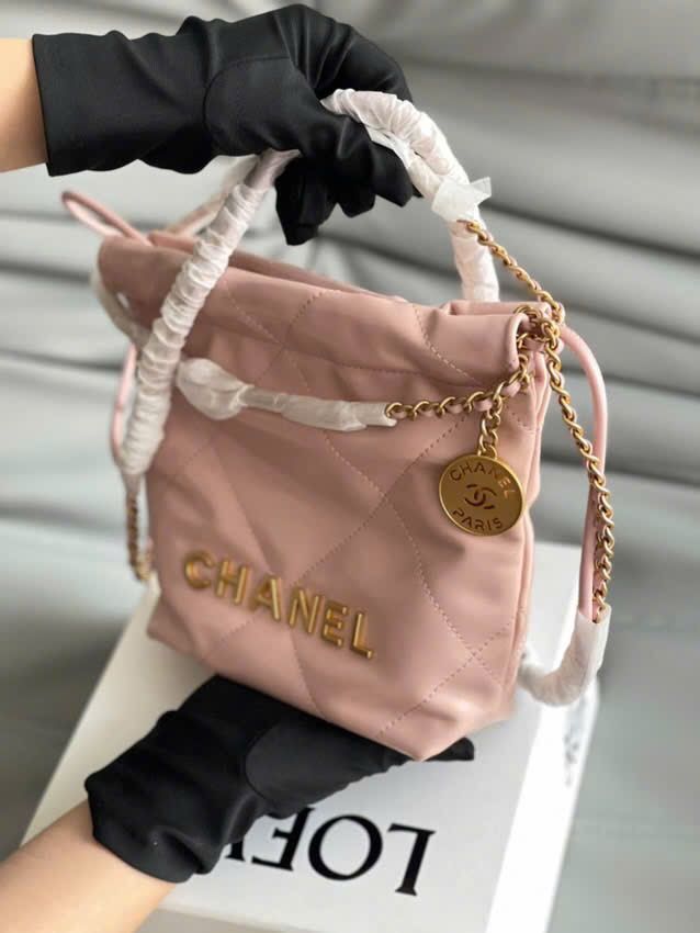  TÚI CHANEL 22 MINI HANDBAG (PINK) 