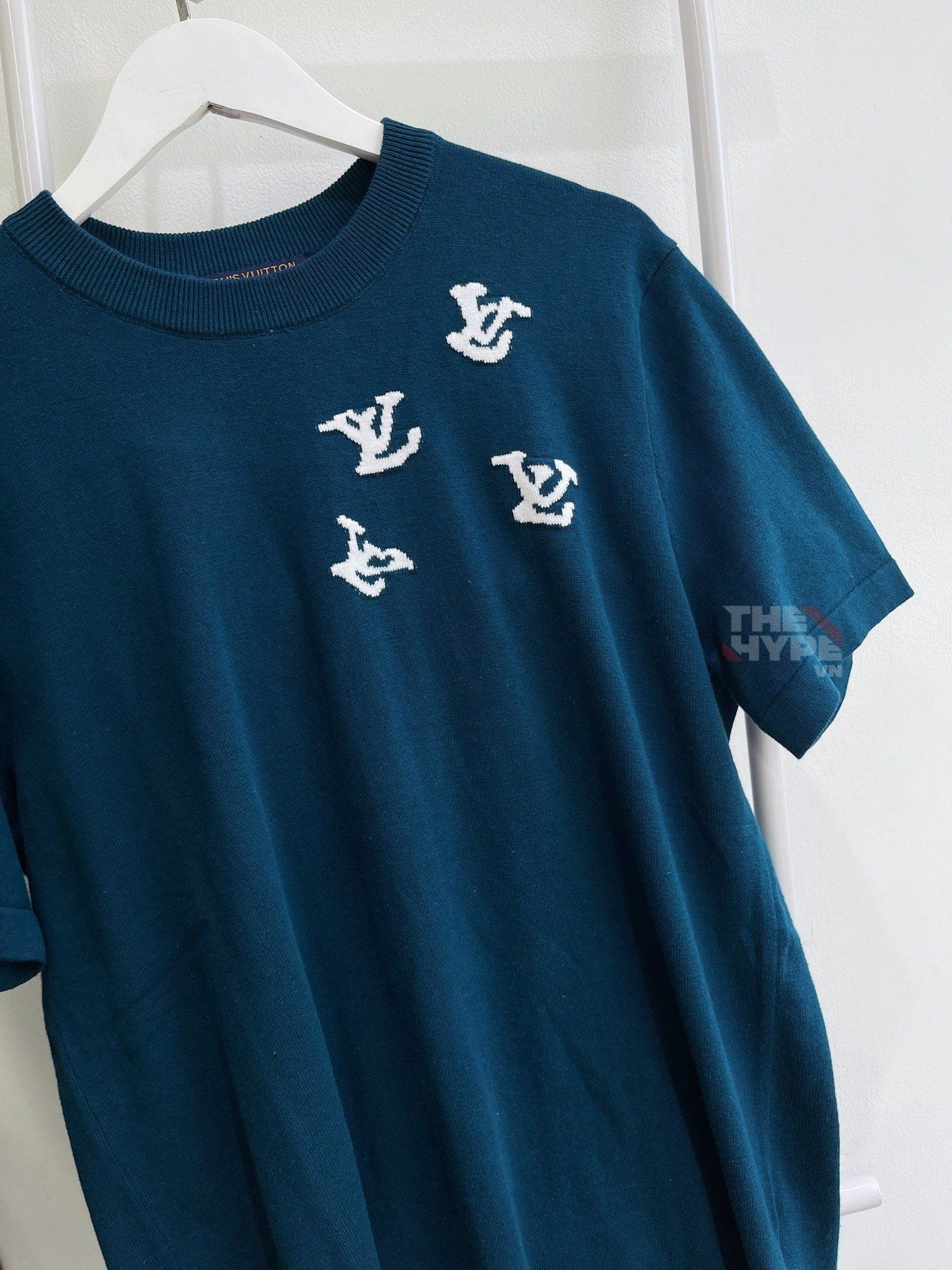  Áo Thun Louis Vuitton Trumpeter Crewneck (Ocean) [Mirror Quality] 