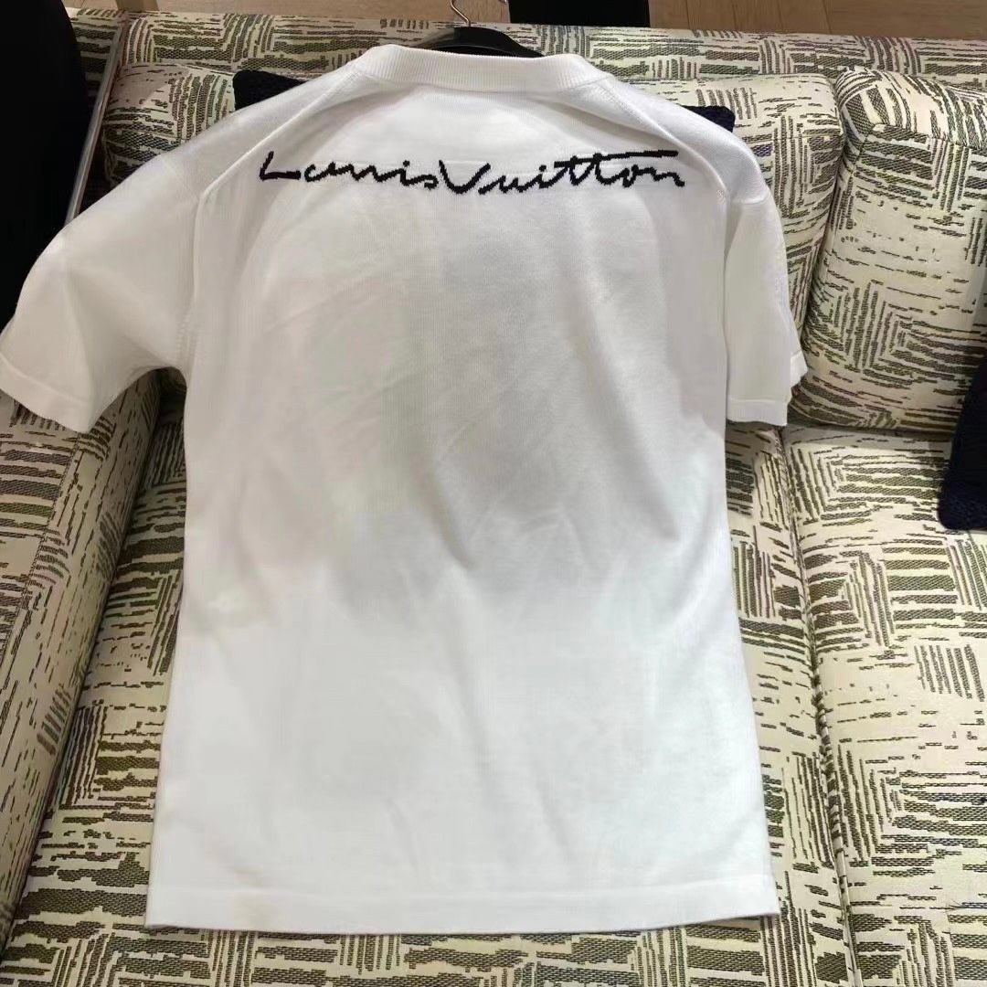  LOUIS VUITTON TEE - Áo Thun LV Playful Cartoon Wool (White) [Mirror Quality] 