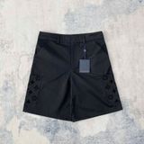  QUẦN NGẮN LOUIS VUITTON LV WORKWEAR FLOCKING (BLACK) 