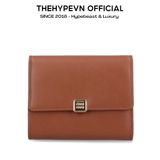  VÍ NGẮN MIU MIU LOGO CLASSIC (BROWN) 