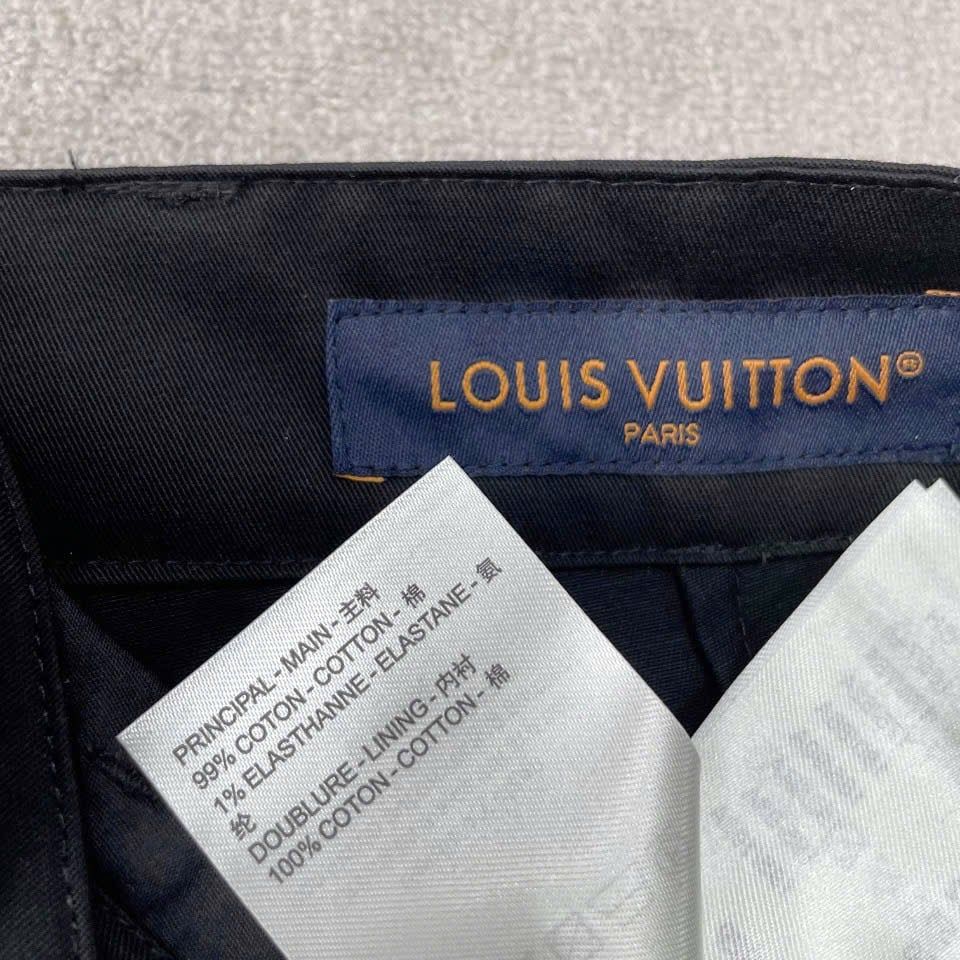  QUẦN NGẮN LOUIS VUITTON LV WORKWEAR FLOCKING (BLACK) 