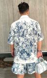  Quần Shorts LV Printed Nylon Swim (White) [Mirror Quality] 