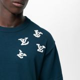  Áo Thun Louis Vuitton Trumpeter Crewneck (Ocean) [Mirror Quality] 