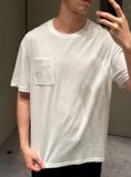  ÁO THUN LOEWE PATCH POCKET ANAGRAM (WHITE) 