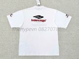  Áo Thun Balenciaga BLCG embroidered Logo 3B (WHite) [Mirror Quality] 