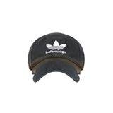  BALENCIAGA CAP- Mũ Lưỡi Trai BLCG x Adidas Logo Trefoil (Black) [MIRROR QUALITY] 