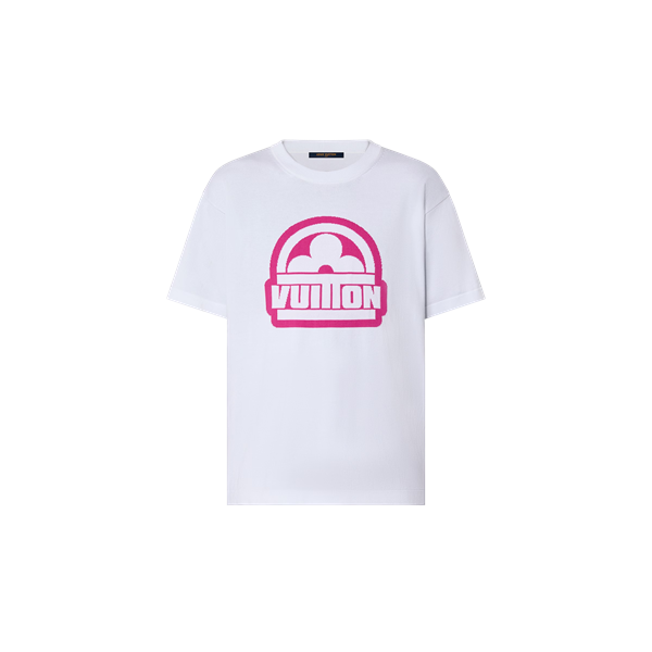  LOUIS VUITTON TEE - Áo LV Cotton Short-Sleeved Crewneck (White) [Mirror Quality] 