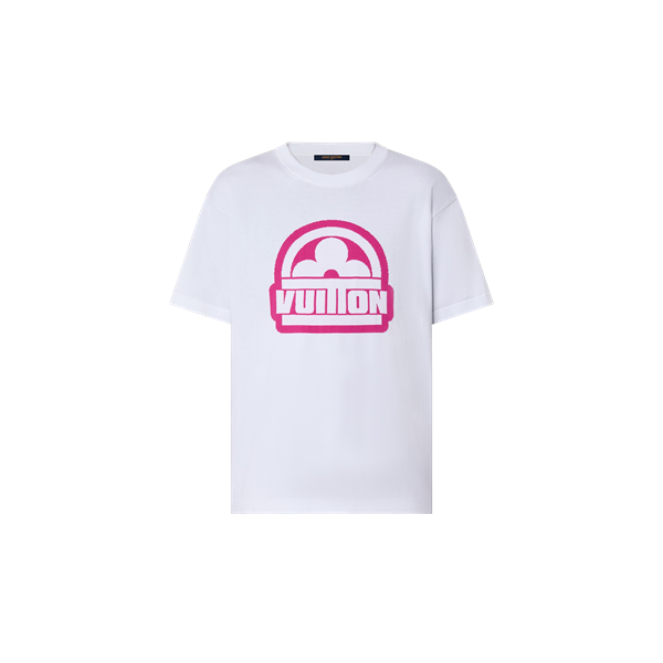 LOUIS VUITTON TEE - Áo LV Cotton Short-Sleeved Crewneck (White) [Mirror Quality] 