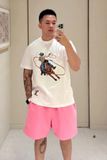  ÁO THUN LOUIS VUITTON LV COWBOY LASSO (WHITE) 