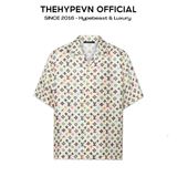  ÁO SƠ MI LOUIS VUITTON LV PRINTED SILK COLOR MONOGRAM JACKET (CREAM) 