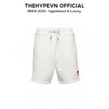  QUẦN NGẮN AMI PARIS HEART LOGO COTTON SHORTS (WHITE) 