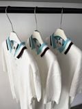  ÁO POLO LOUIS VUITTON LV MONOGRAM POINTELLE (WHITE) 