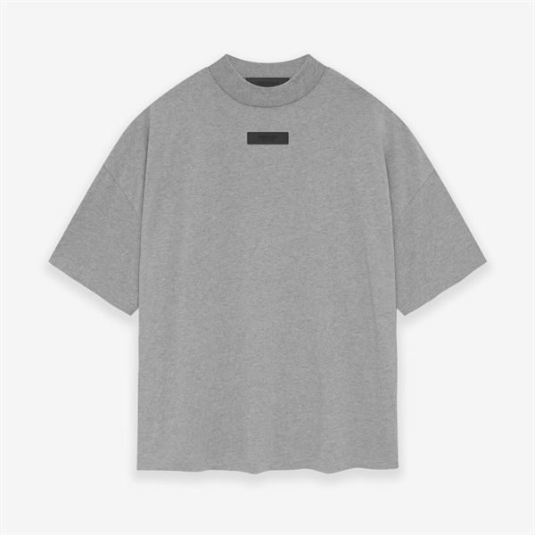  Áo Thun FOG Essentials Logo SS 2023 (Dark Heather Oatmeal) [Mirror Quality] 