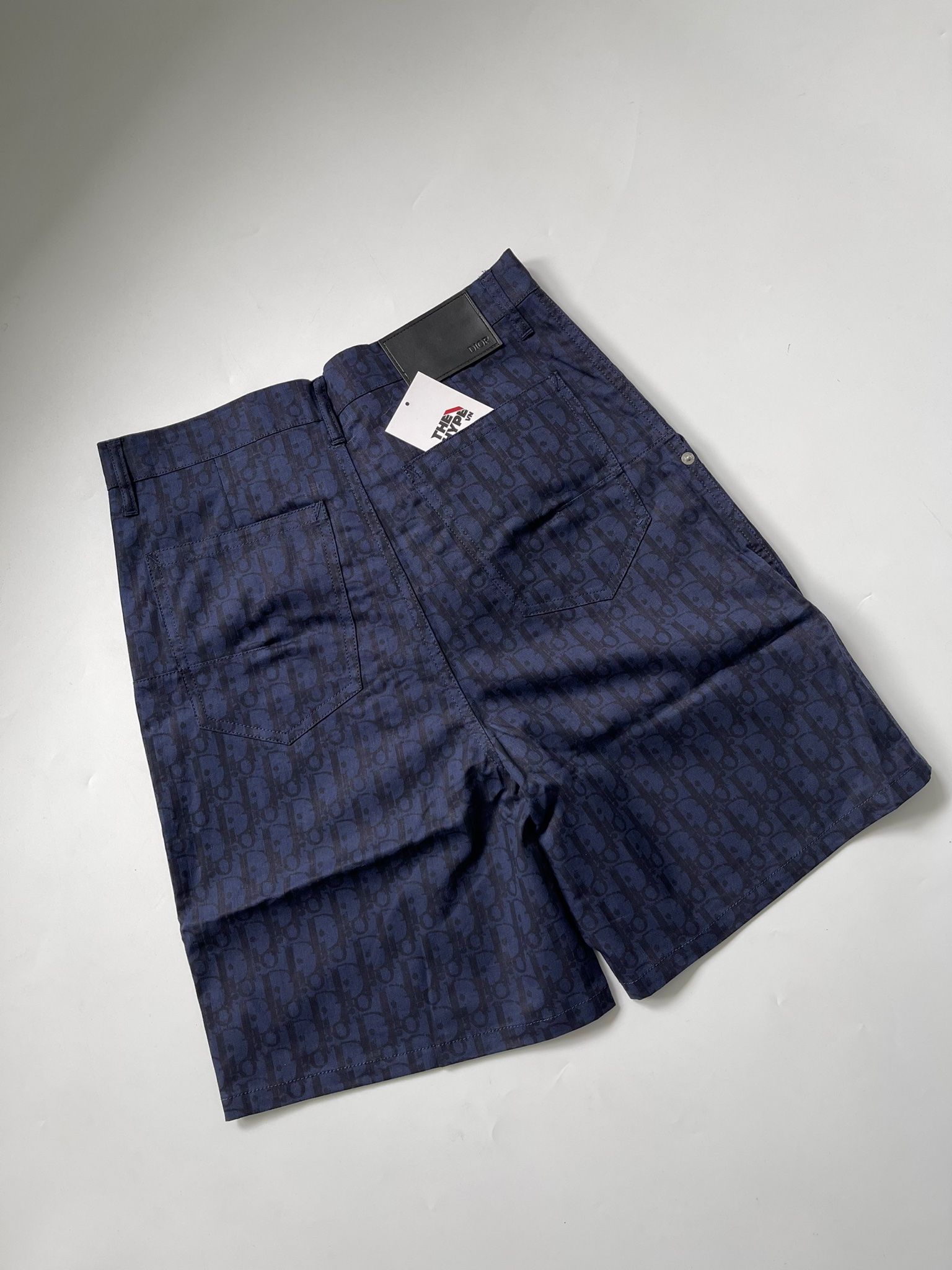  Quần Dior Oblique Kasuri Cotton Denim (Navy) 