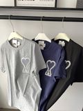  ÁO THUN AMI PARIS HEART EXCLUSIVE (NAVY) 