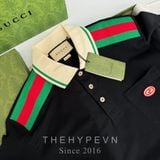  Áo Polo Gucci GC Cruise Retro GG SS24 (Black) [Mirror Quality] 