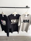  ÁO THUN FOG ESSENTIALS NBA SS25 GREY LOGO (BLACK) 