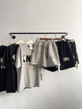  ÁO THUN FOG ESSENTIALS NBA SS25 GREY LOGO (BLACK) 