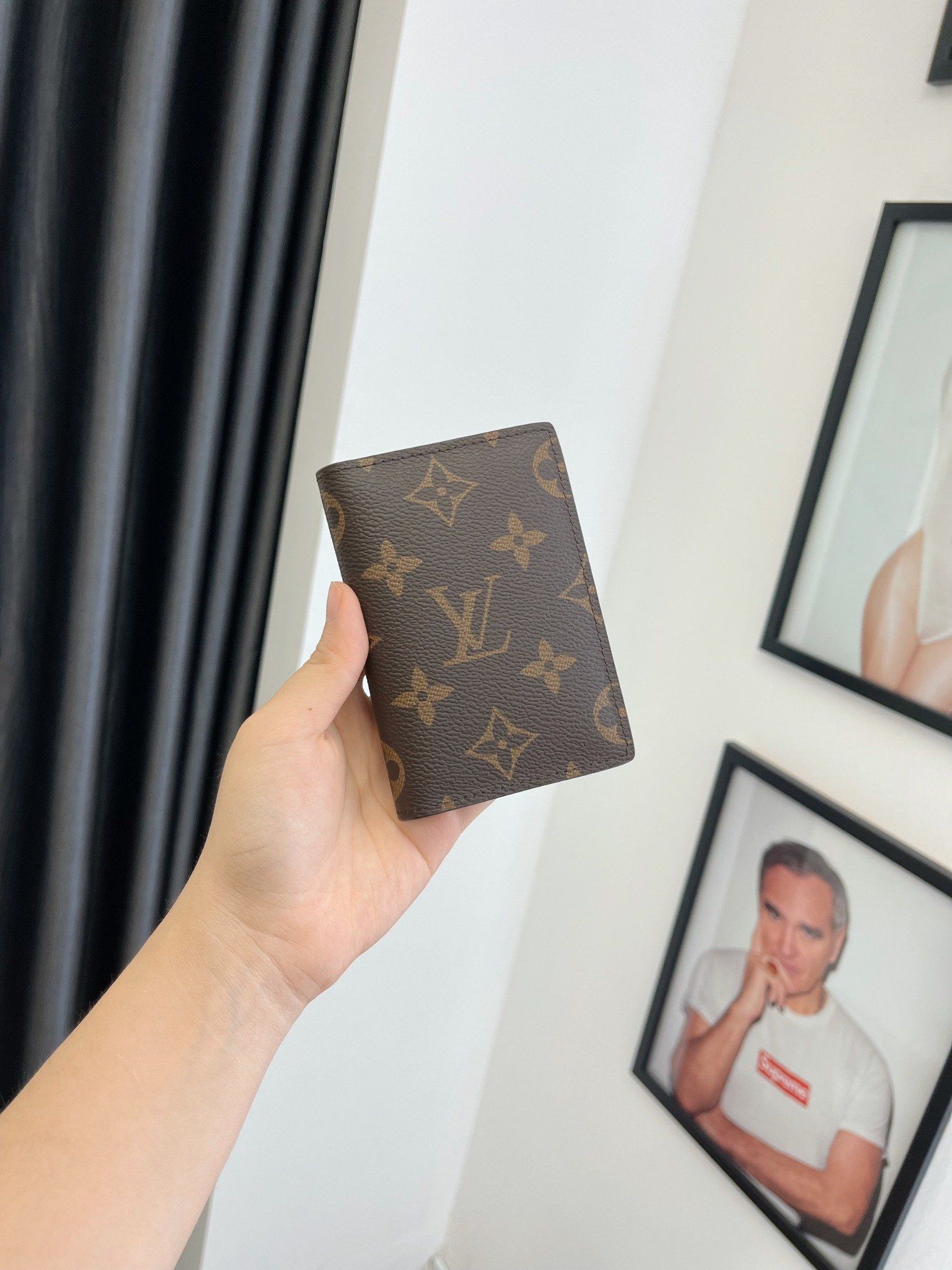  LOUIS VUITTON CARD HOLDER - Ví Đựng Card Monogram Pocket Organizer (Browne) [Mirror Quality] 