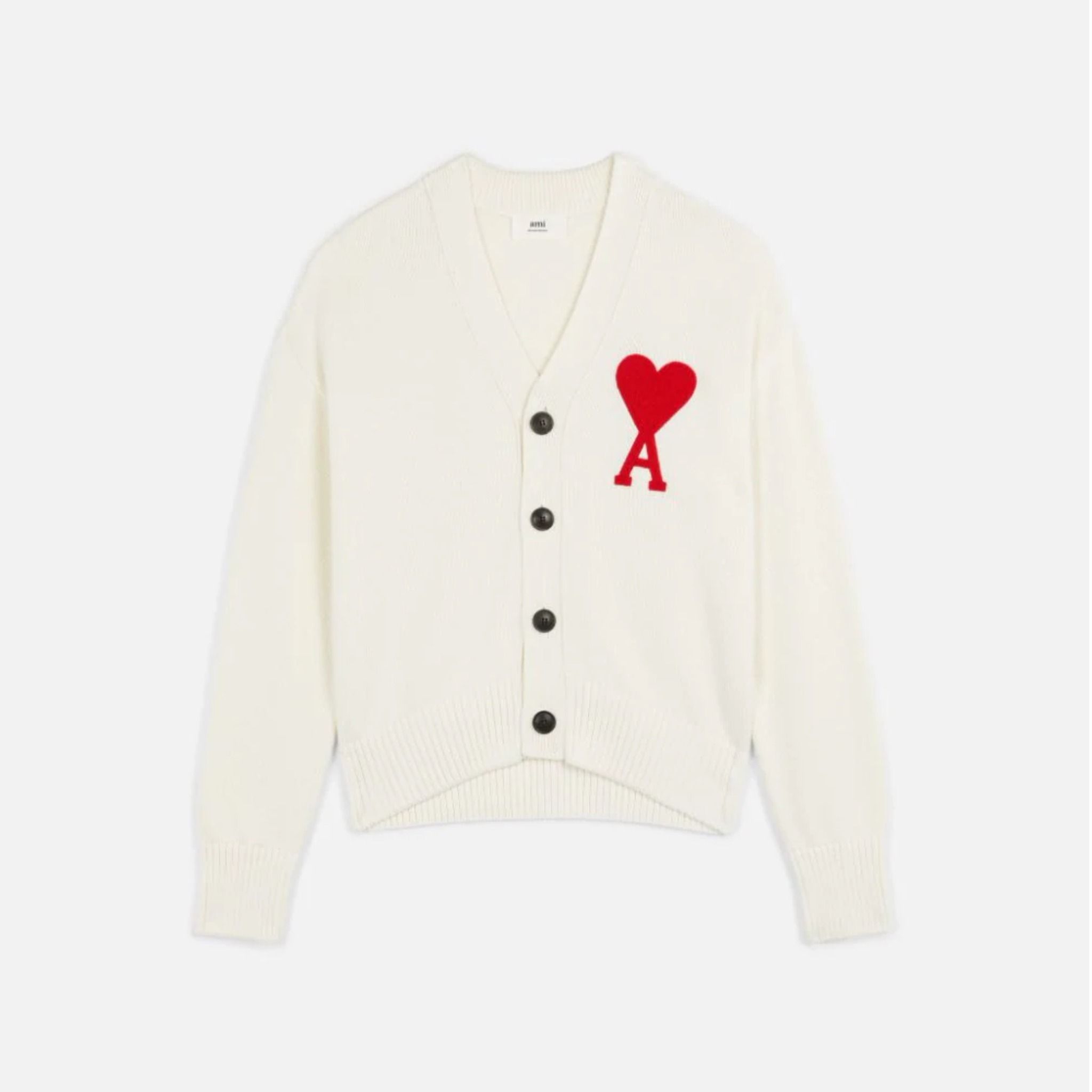  Áo Cardigan Ami De Coeur Oversize Wool Blend (White) [Mirror Quality] 