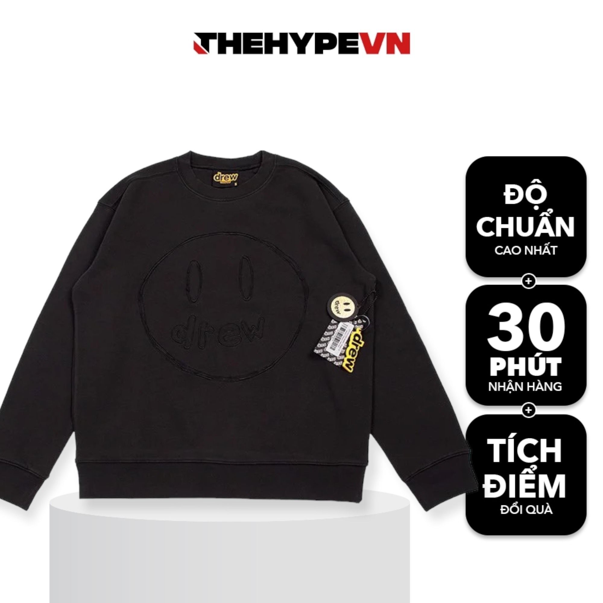 Drew house black crew neck Clearance